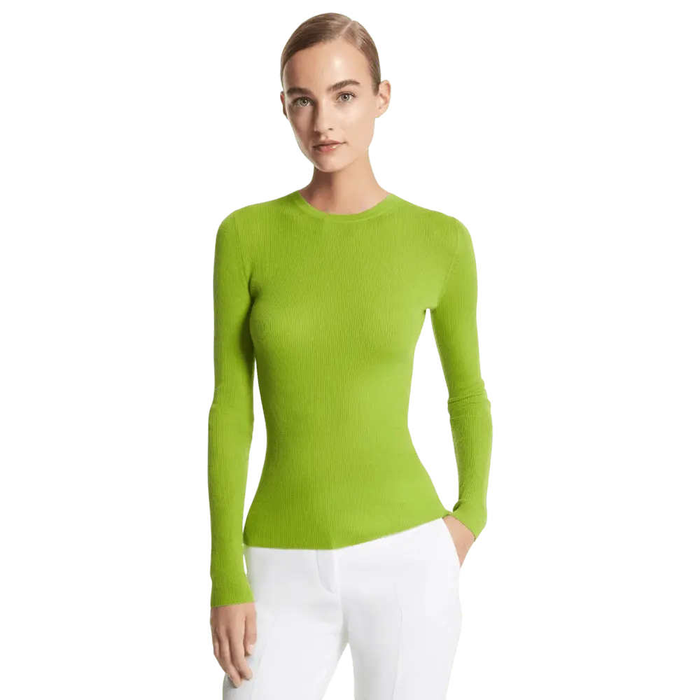 

Свитер Michael Kors Hutton Featherweight Cashmere, зеленый