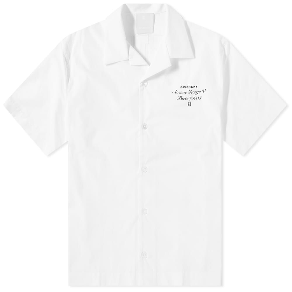 

Рубашка Givenchy Embroidered College Logo Hawaiian Shirt