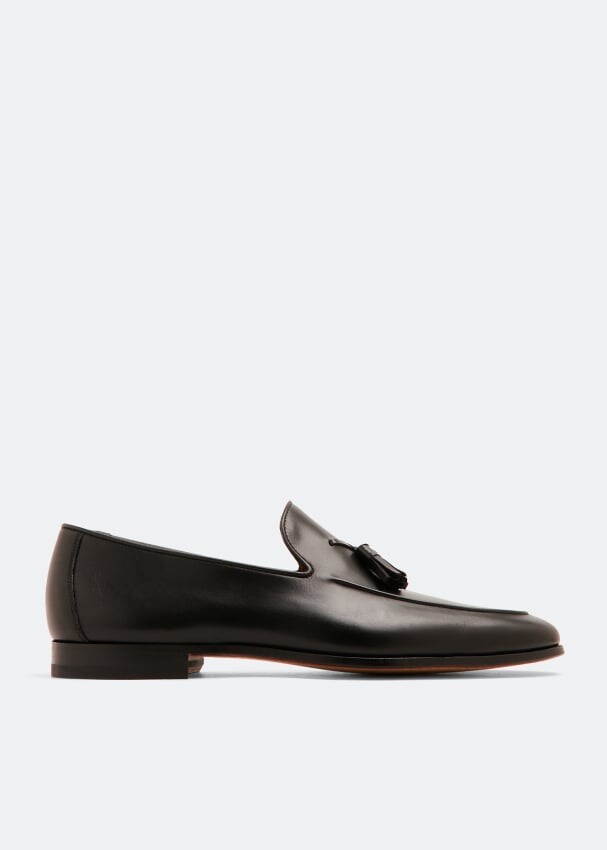

Лоферы MAGNANNI Leather loafers, черный