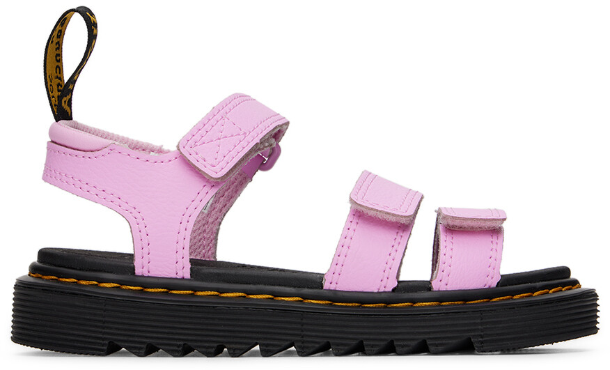 

Детские розовые сандалии Klaire для больших детей Dr. Martens