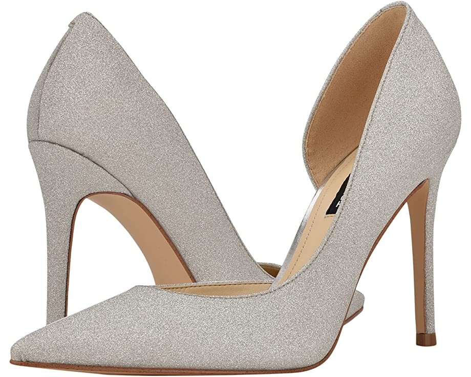 

Туфли на каблуках Folowe 3 Nine West, серебряный блеск