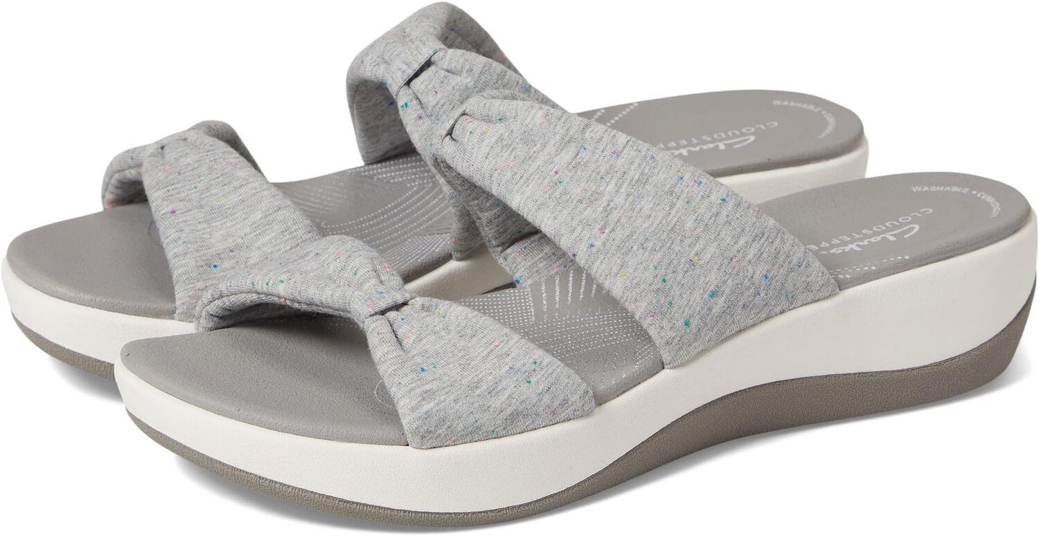 

Сандалии на плоской подошве Arla Coast Clarks, цвет Grey Textile