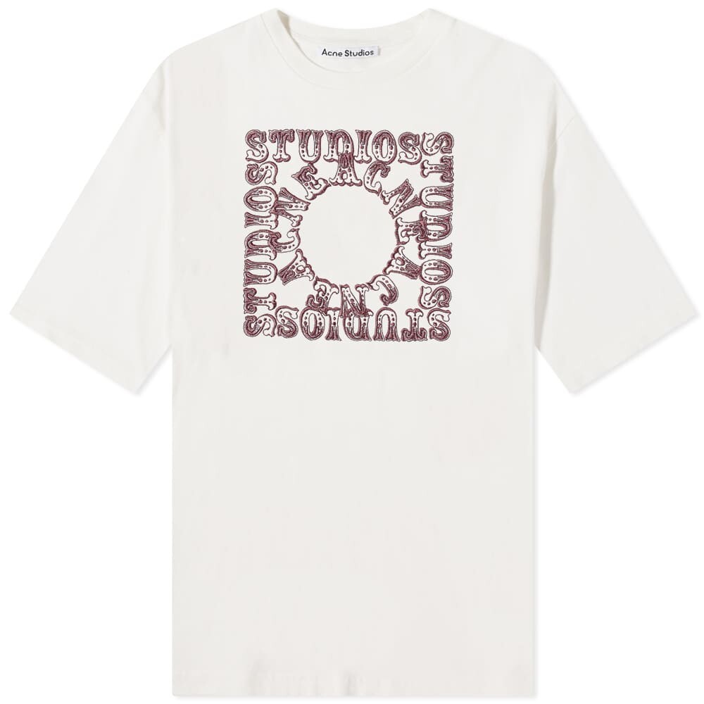 

Футболка Acne Studios Edlund Circus Logo Tee, Белый