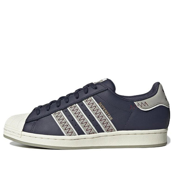 

Кроссовки Adidas originals Superstar 'Dark Blue Light Gray White', Синий