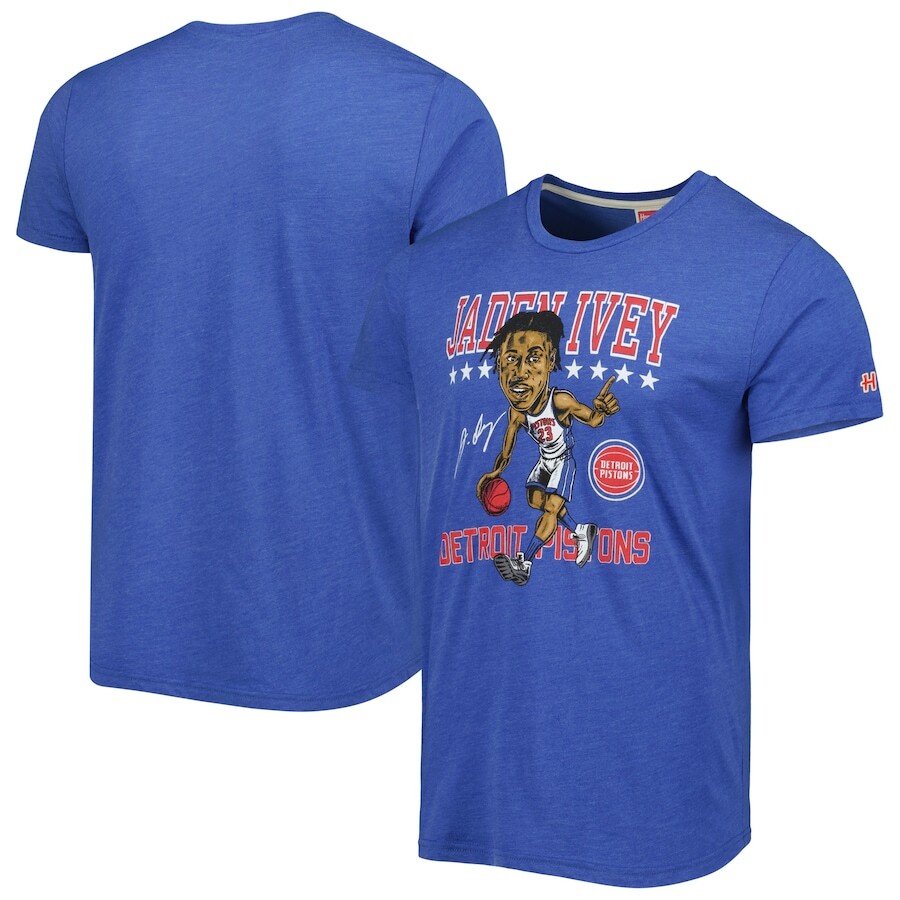 

Футболка с коротким рукавом Homage Detroit Pistons, синий