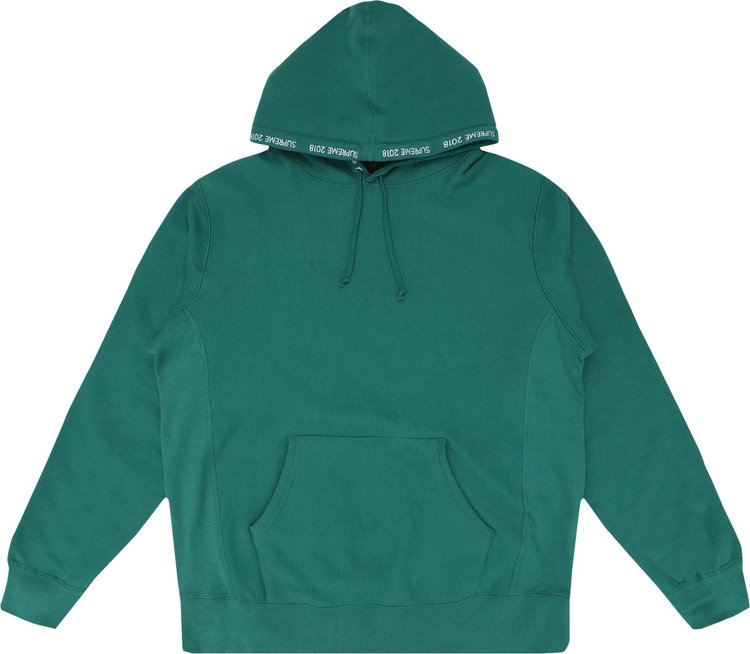 Толстовка Supreme Channel Hooded Sweatshirt 'Light Pine', зеленый