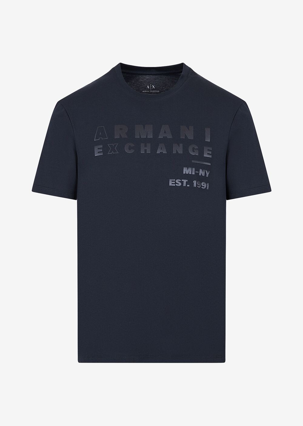 

Футболка стандартного кроя Armani Exchange, синий