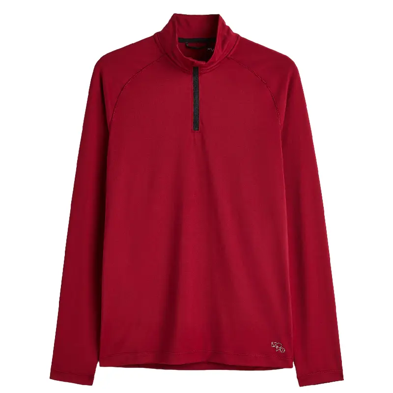 

Рашгард H&M Regular Fit Long-sleeved Sports, темно-красный
