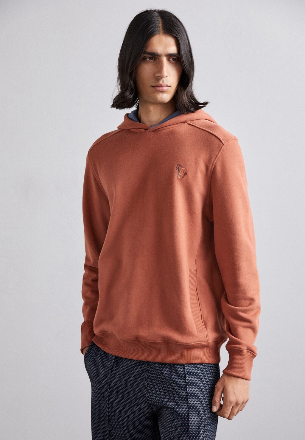 

Толстовка ХУДИ PS Paul Smith, кирпично-красный