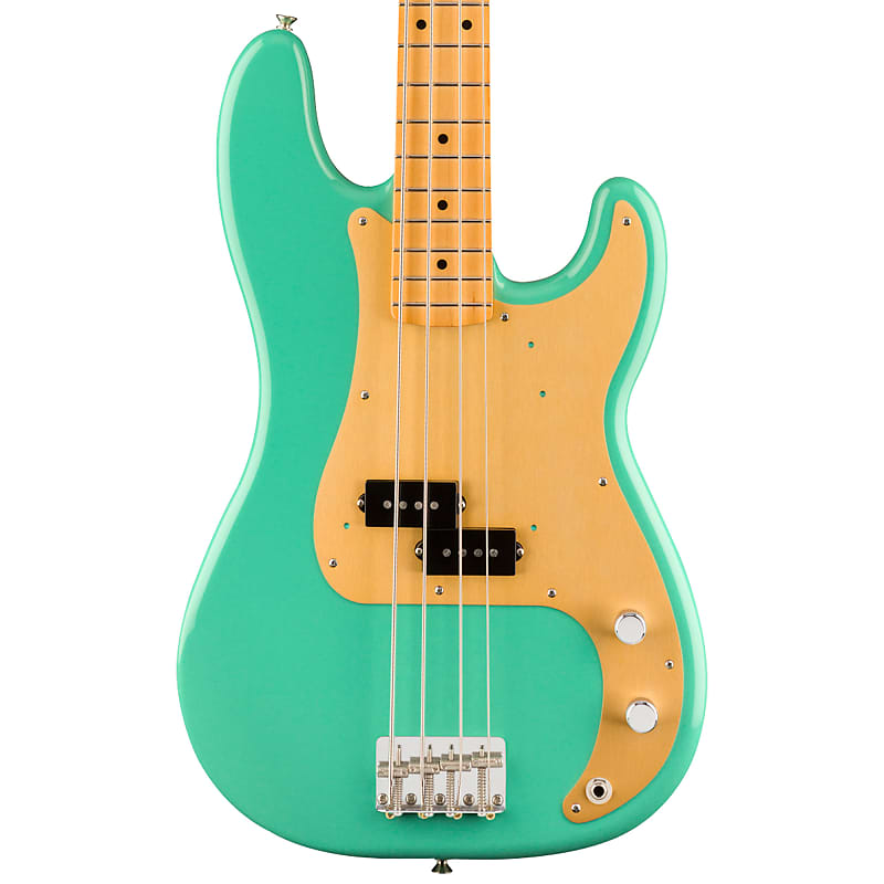 цена Vintera '50s Precision Bass - Зеленая морская пена Fender 014-9612-373