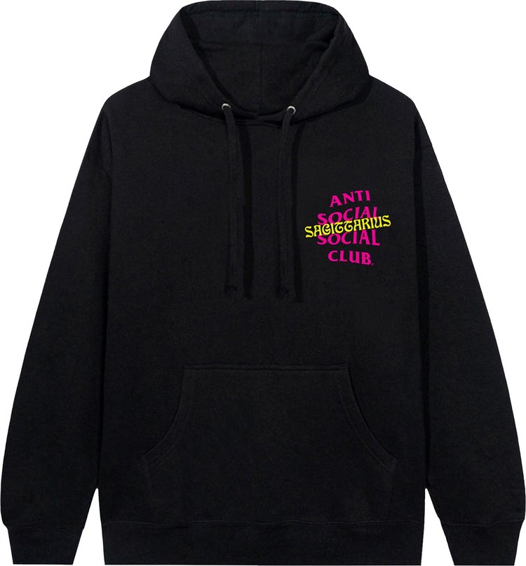 Худи Anti Social Social Club Sag Hoodie 'Black', черный - фото