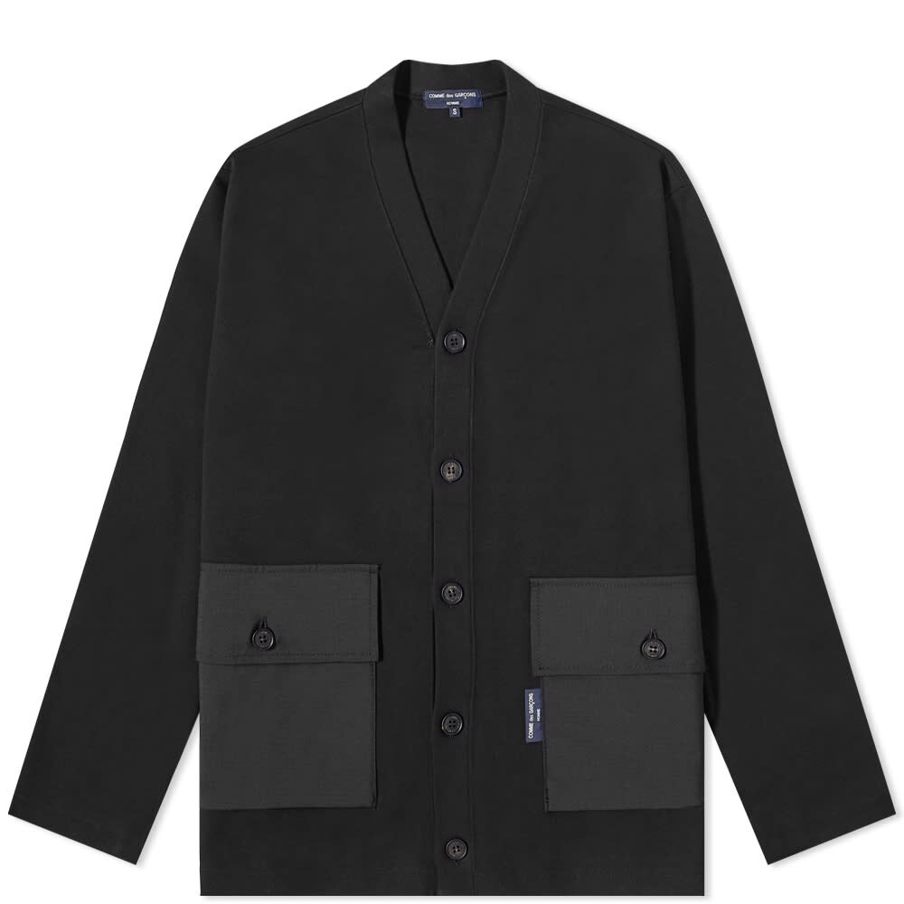 

Трикотажный кардиган с карманами из рипстопа Comme des Garçons Homme
