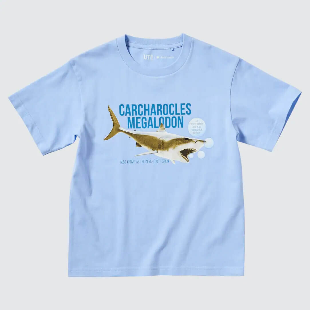

Детская футболка Uniqlo The Smithsonian Ut Graphic, голубой