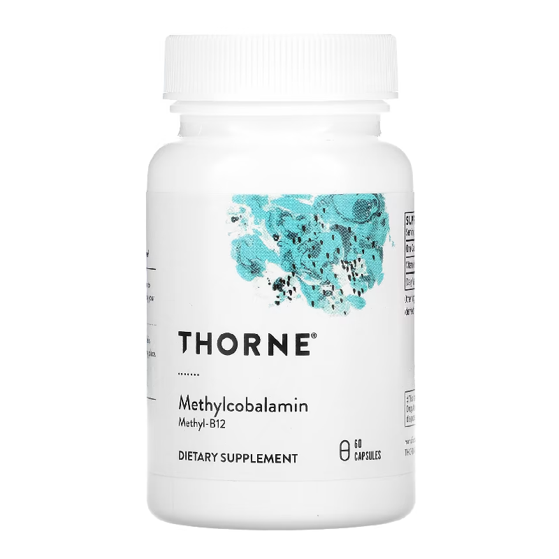 Метилкобаламин B12 Thorne Research 1 мг, 60 капсул pharma gaba thorne research 250 мг 60 капсул