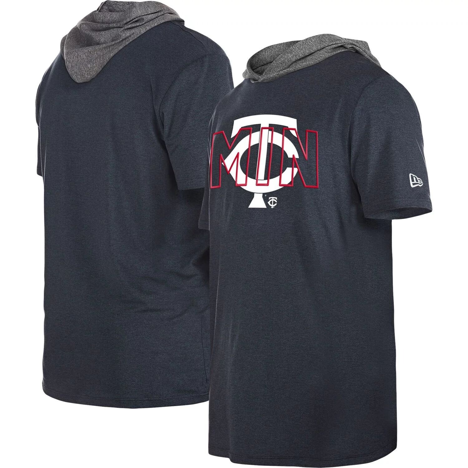 

Мужская футболка с капюшоном New Era Navy Minnesota Twins Team