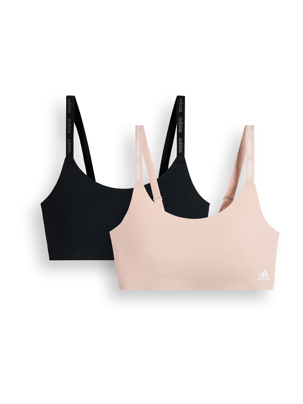 

Спортивный бюстгальтер без косточек ADIDAS SPORTSWEAR Scoop Lounge Bra, розовый