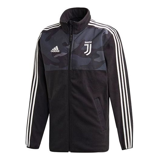 Куртка adidas Juventus Soccer/Football Sports Stand Collar Jacket Black, черный