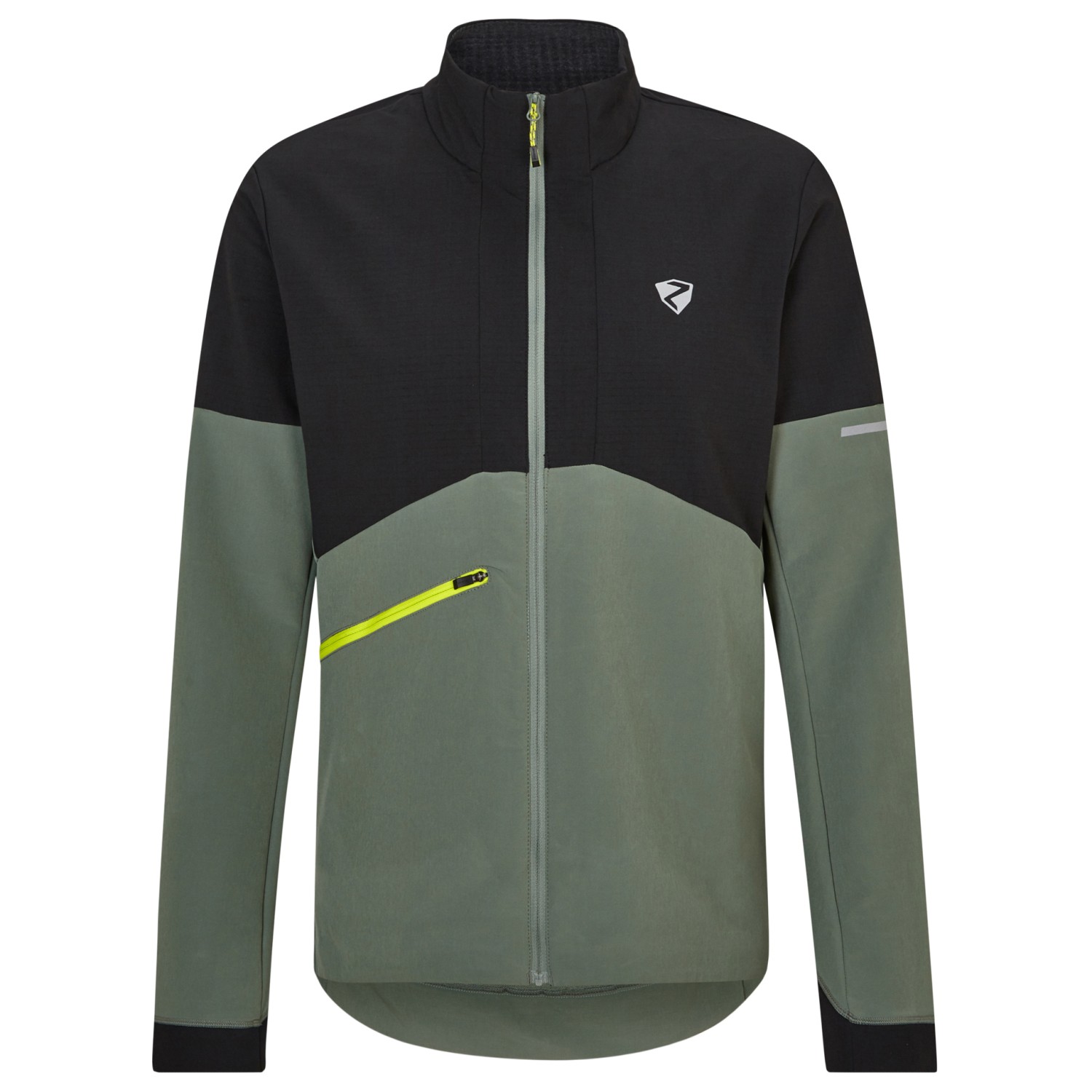 Куртка для беговых лыж Ziener Napi, цвет Black/Green Mud