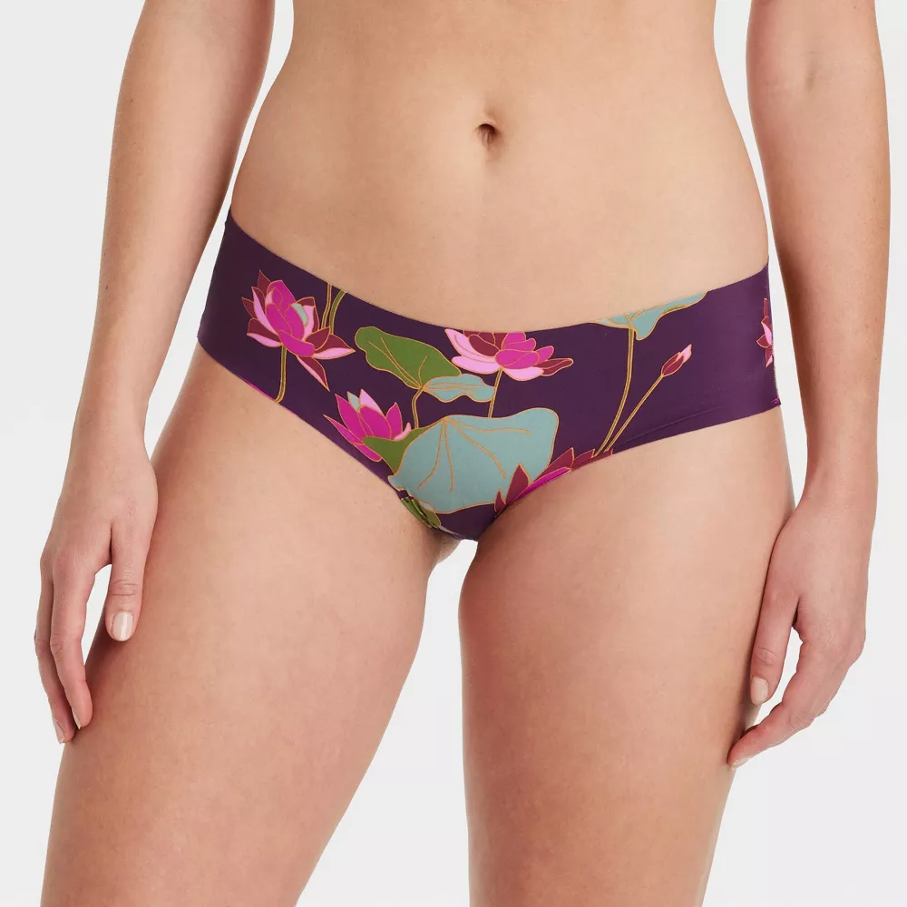 

Женское нижнее белье Invisible Edge Hipster - Auden, цвет Purple Waterlily Floral
