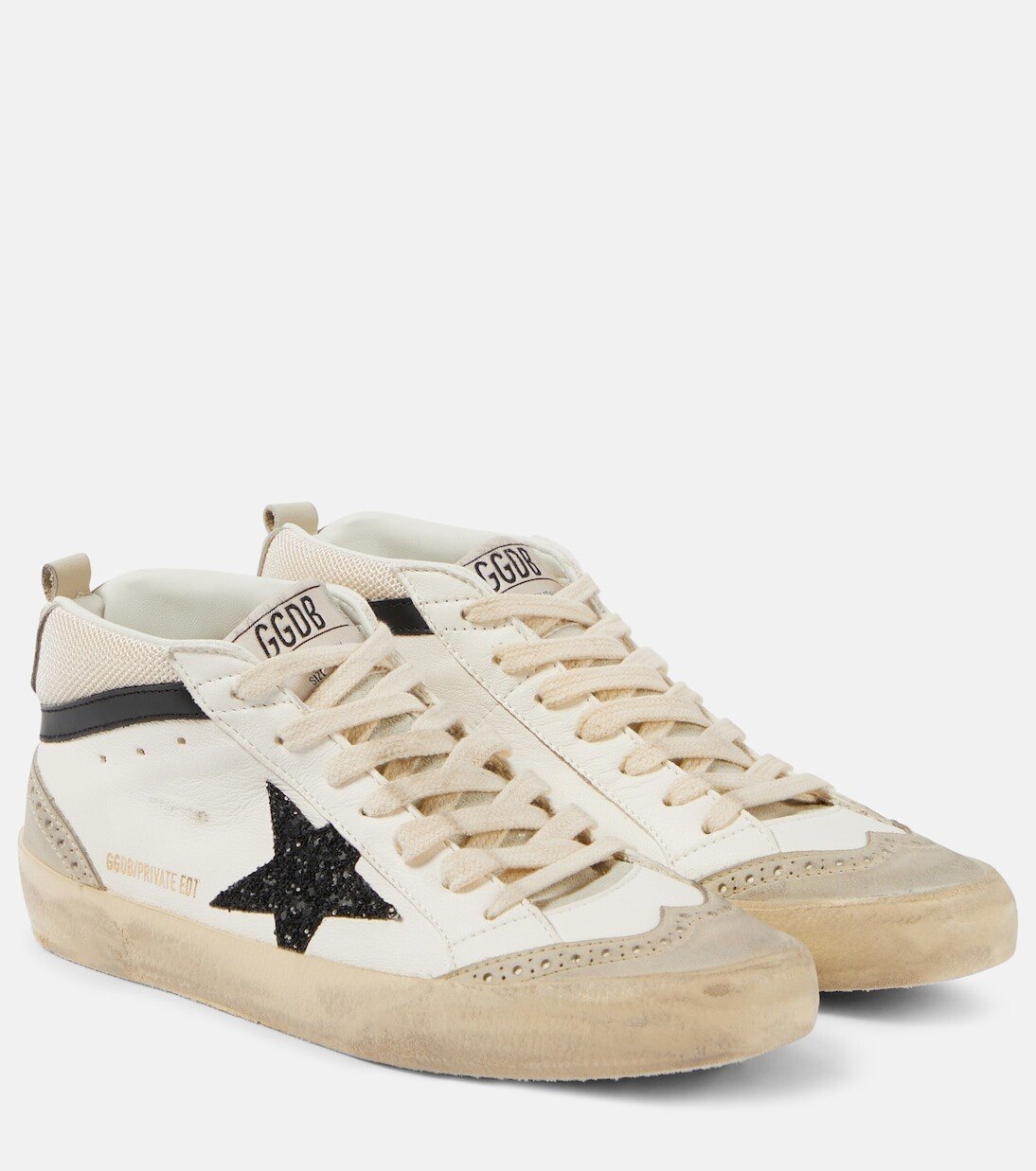 

Кроссовки mid star Golden Goose, черный