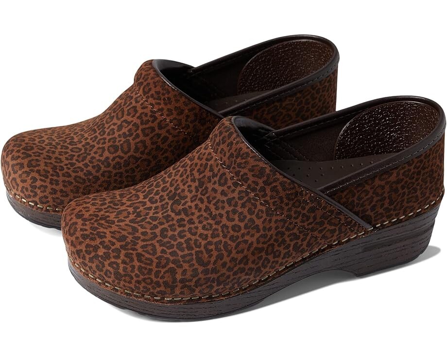 

Сабо Dansko Professional, цвет Mini Leopard Suede
