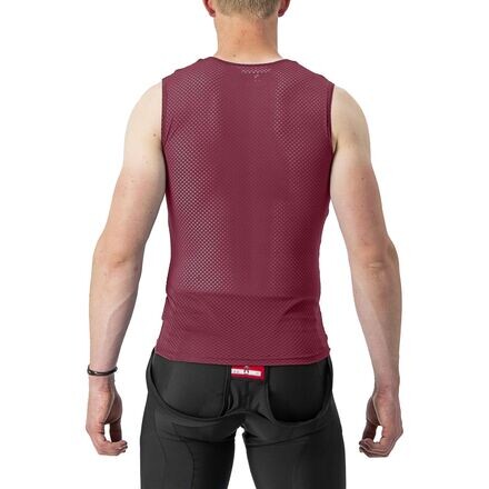 

Базовый слой без рукавов Pro Mesh 2.0 мужской Castelli, темно-красный
