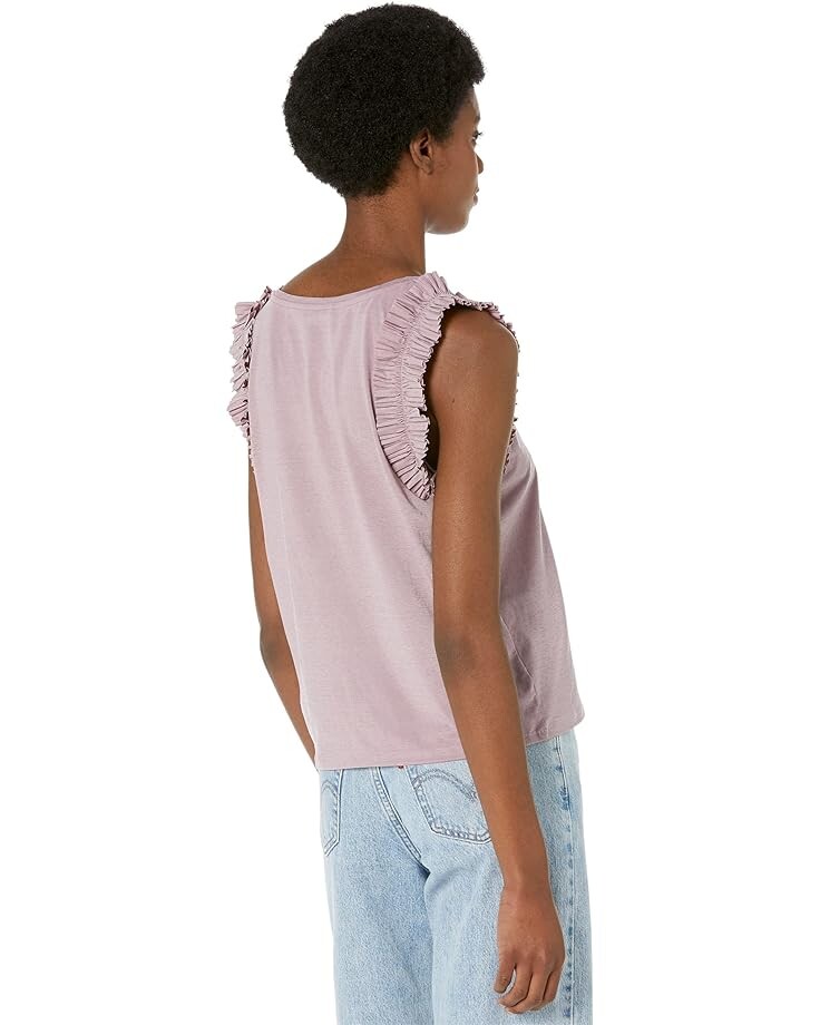 

Топ Buffalo David Bitton Dove Ruffle Sleeve Top, цвет Elderberry