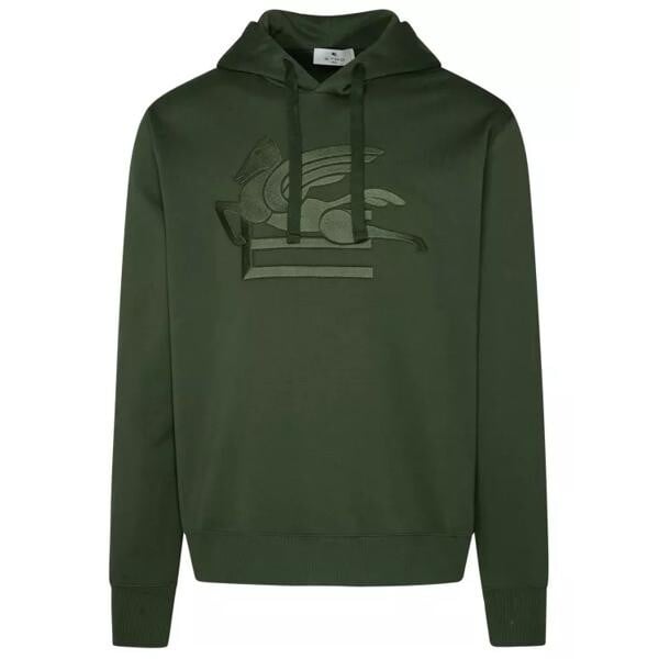 

Футболка cotton sweatshirt Etro, зеленый