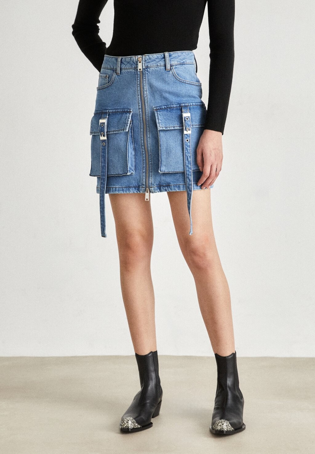 

Юбка джинсовая ZOY CARGO SKIRT Gestuz, синий деним