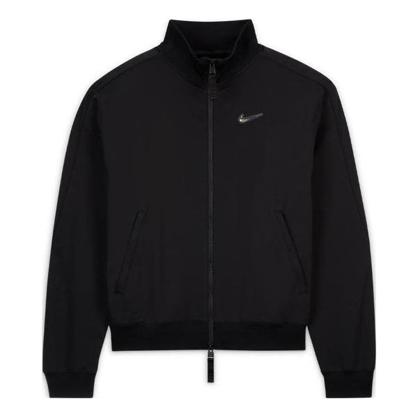 Куртка Nike x NOCTA Swarovski Crystals Swoosh Jacket Asia Sizing 'Black', черный куртка nike swoosh warm lamb s jacket autumn asia edition black cu6559 010 черный
