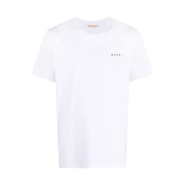 

Футболка t-shirt mit logo-print 00w01 white Marni, черный