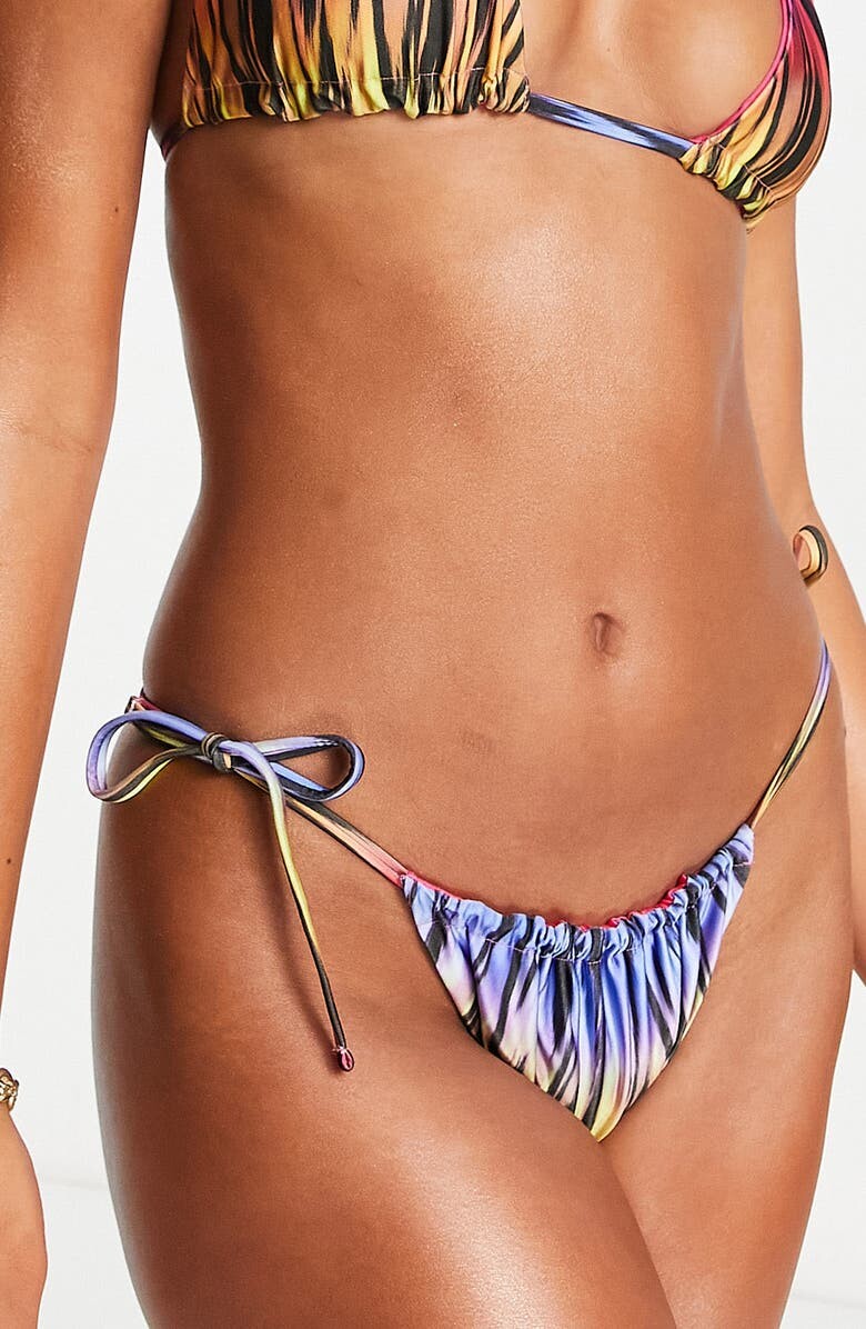 

Двусторонние плавки бикини с завязками по бокам ASOS DESIGN, розовый
