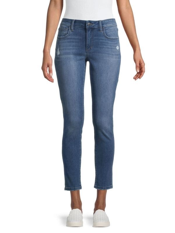 

Пышные джинсы скинни до щиколотки Joe's Jeans Blue