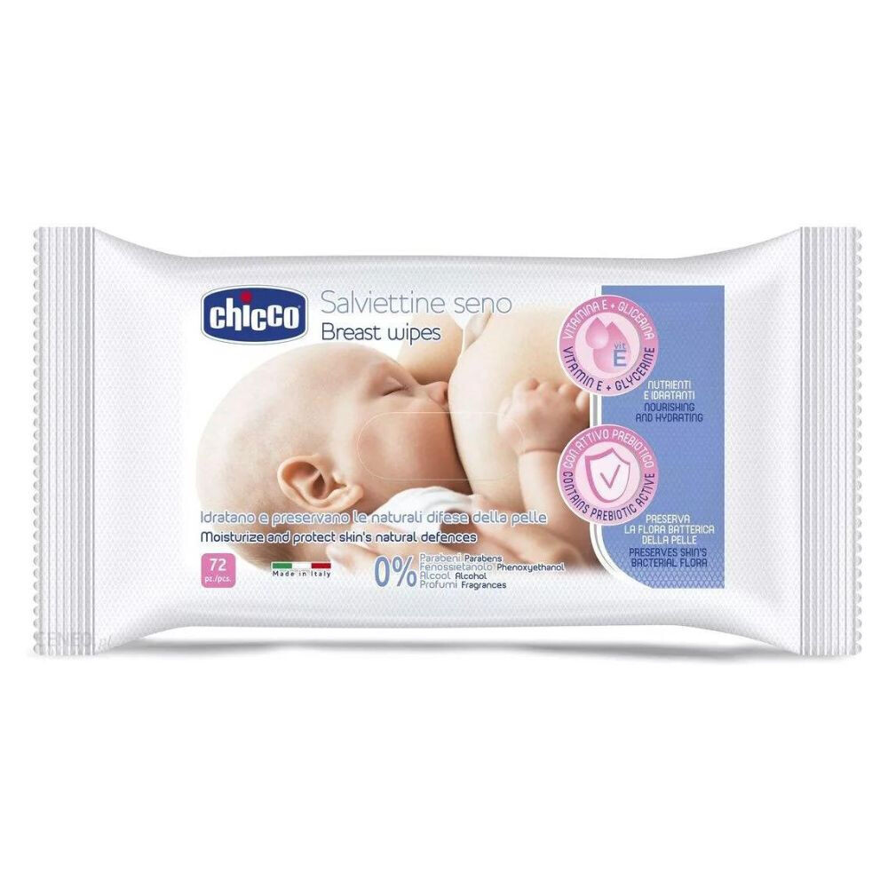 

Chicco салфетки для ухода за грудью, 72 шт/1 упаковка