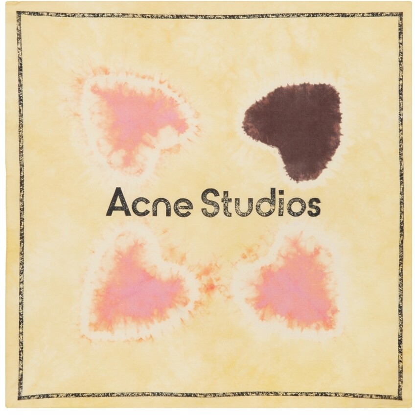 

Желтый через шарф Acne Studios