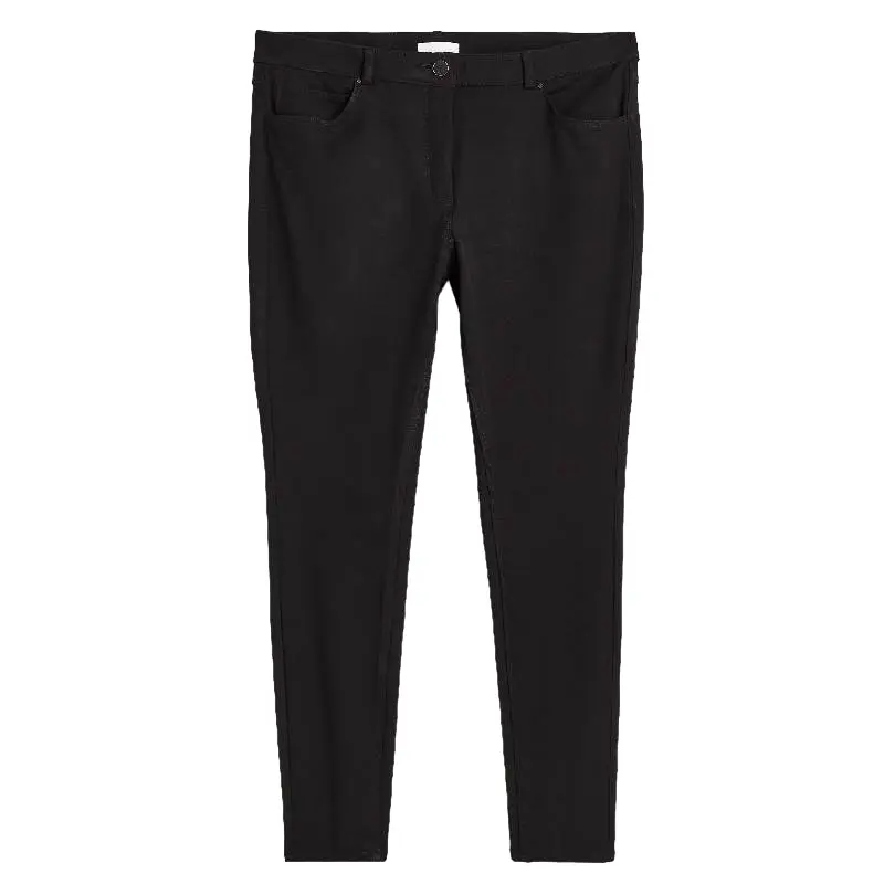 

Брюки H&M Slim Fit Twill, черный