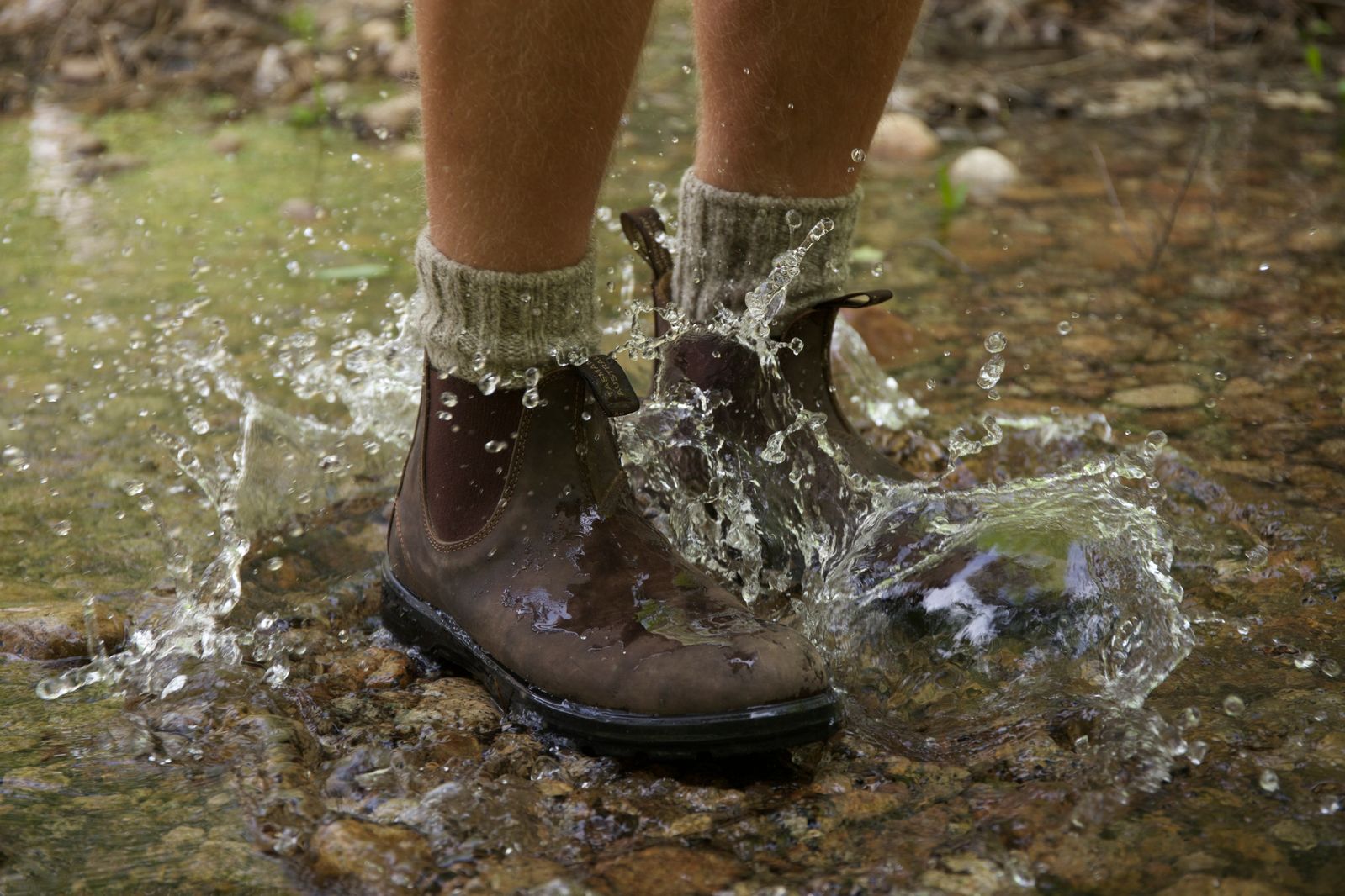 Ботинки Blundstone 585 Unisex, черный/коричневый