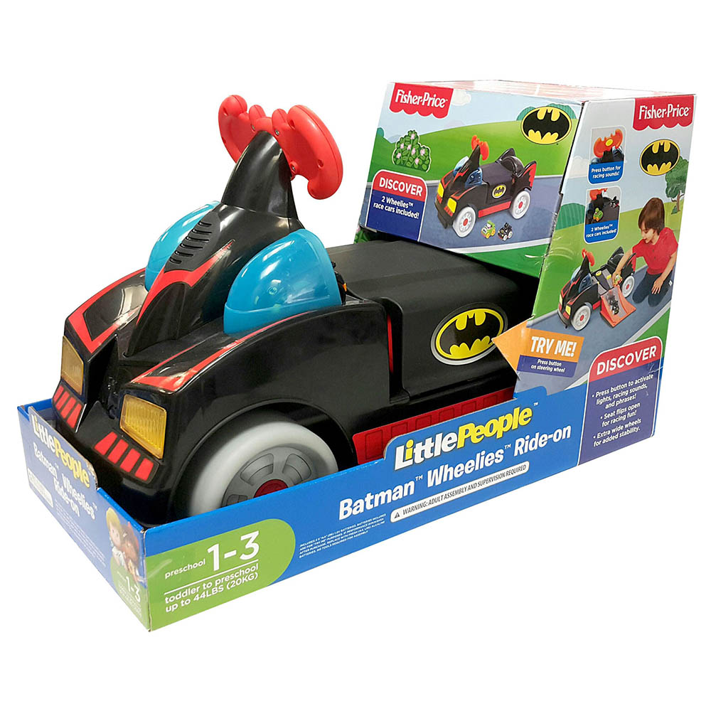 Fisher price batman wheelies sales ride on