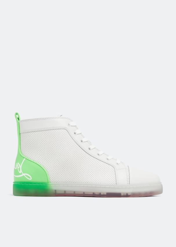 

Кроссовки CHRISTIAN LOUBOUTIN Fun Louis sneakers, белый