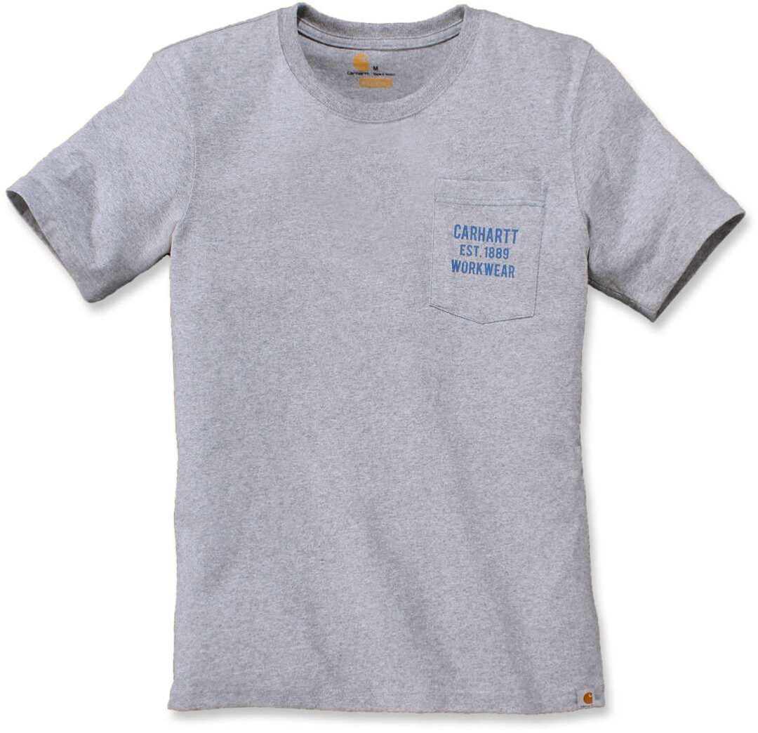 

Футболка Carhartt Workwear Graphic Pocket, светло-серый