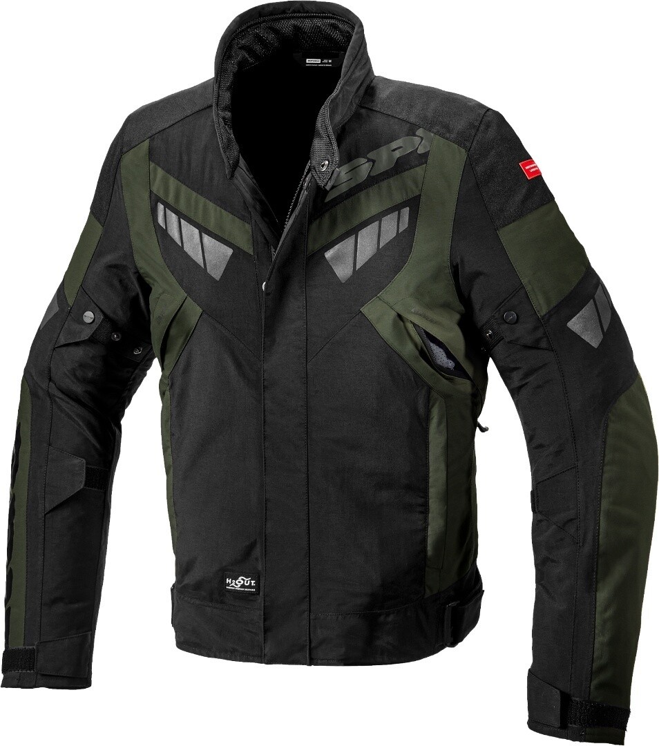 

Куртка текстильная Spidi H2Out Freerider мотоциклетная, черный/оливковый