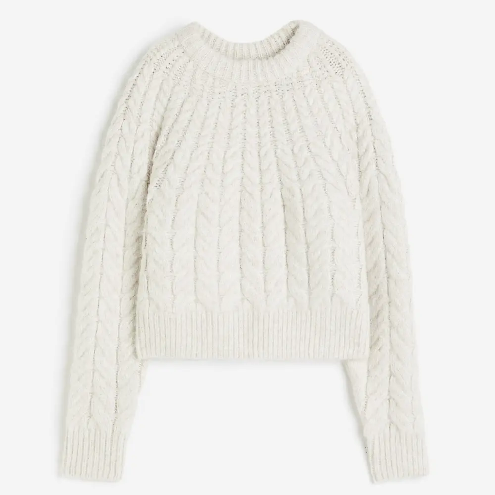 

Свитер H&M Cable-knit, кремовый, Бежевый