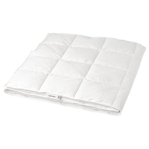 Одеяло легкое Ikea Fjallhavre 150х200, белый одеяло chaude 70 утиного пуха 140 x 200 см белый