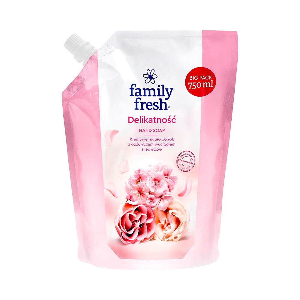 

Family Fresh Нежное крем-мыло для рук с питательным экстрактом шелка 750мл