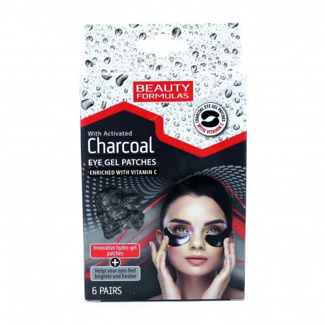 Beauty Formulas Charcoal Eye Gel Patches гелевые патчи для глаз с активным углем 6 пар