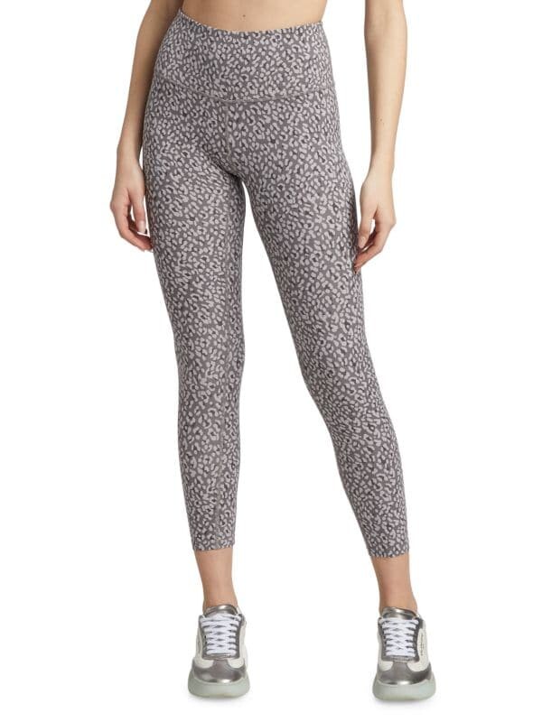 

Укороченные леггинсы let's move Varley Brushed leopard