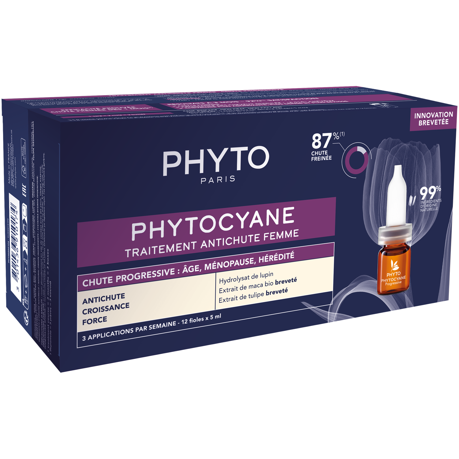 Phyto Phytocyane средство против выпадения волос для женщин, 60 мл phyto сыворотка против выпадения волос для мужчин 12 флаконов х 3 5 мл phyto phytocyane