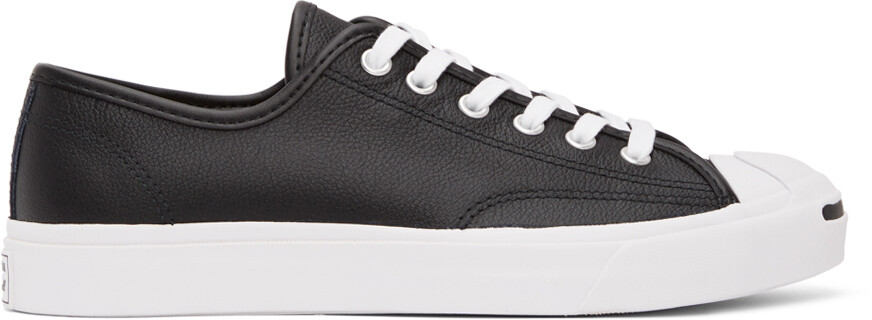 

Черные кожаные кроссовки Jack Purcell OX Converse