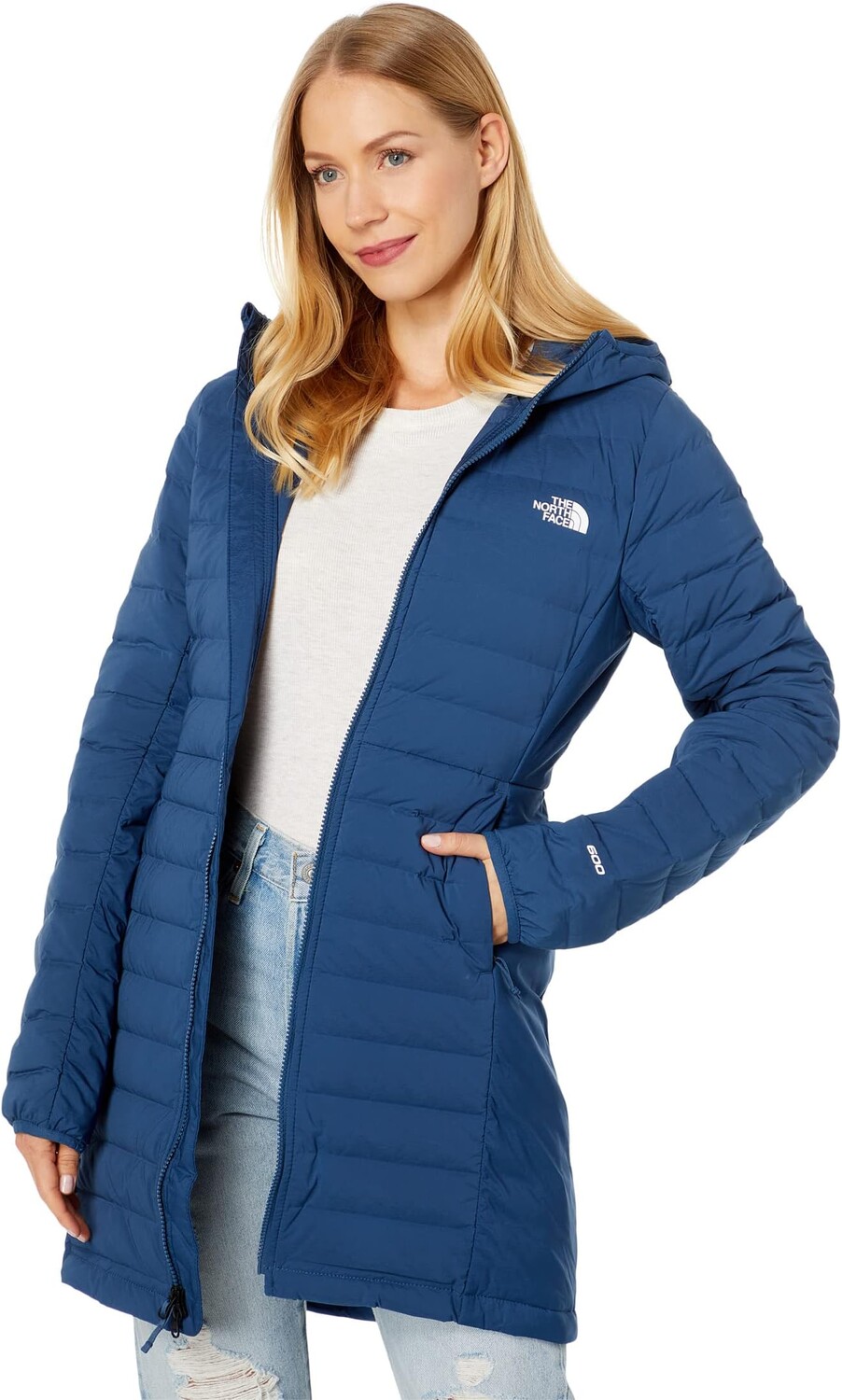 

Парка Belleview Stretch Down Parka The North Face, цвет Shady Blue