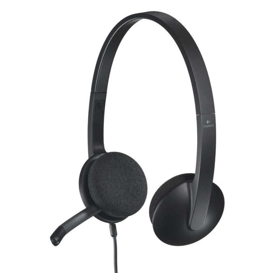 

Стереогарнитура Logitech H340, черный
